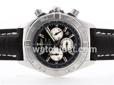 Breitling Chronomat B01 Working Chronograph with Black Dial -Stick Marking-2009 New Model