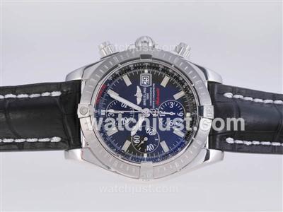 Breitling Chronomat Evolution V2 Swiss Valjoux 7750 Movement With Graphite Dial-Updated Version