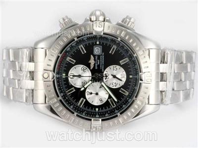 Breitling Chronomat Evolution Working Chronograph Black Dial