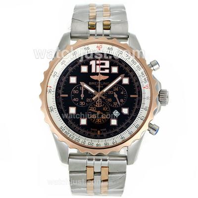 Breitling Chronospace Working Chronograph Two Tone with Black Dial