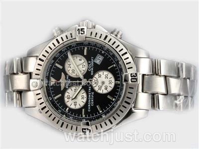 Breitling Colt Chronometre Working Chronograph with Black Dial