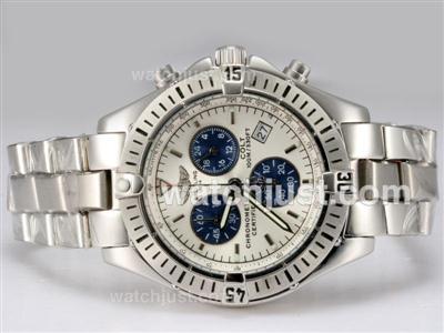 Breitling Colt Chronometre Working Chronograph with White Dial