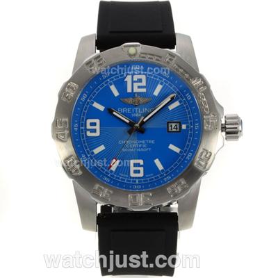 Breitling Colt with Blue Dial-Rubber Strap