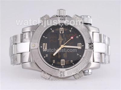 Breitling Emergency with Black Dial-Digital Display