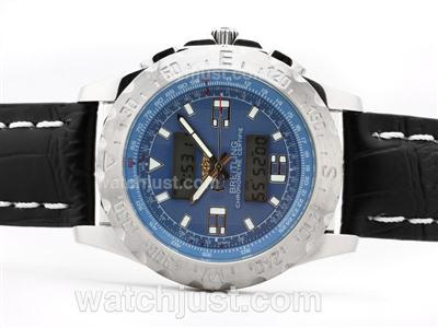 Breitling Emergency with Blue Dial-Digital Display