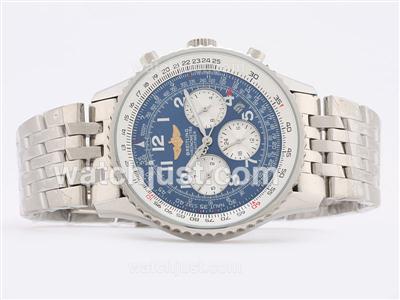 Breitling Navitimer Automatic with Blue Dial-Number Marking