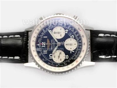 Breitling Navitimer Chronograph Swiss Valjoux 7750 Movement with Black Dial-Number Marking