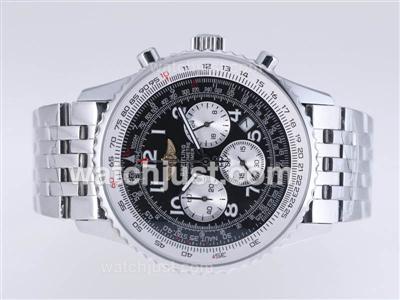 Breitling Navitimer Working Chronograph with Black Dial-Number Marking