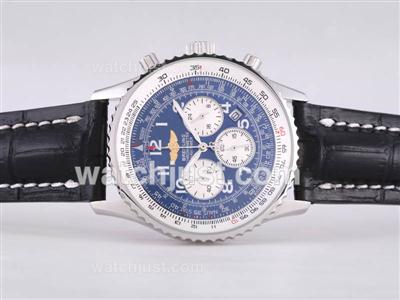 Breitling Navitimer Working Chronograph with Blue Dial-Number Marking