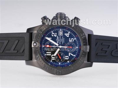 Breitling Skyland Avenger Chrono Swiss Valjoux 7750 Movement-Black Steel V2 Limited Edition