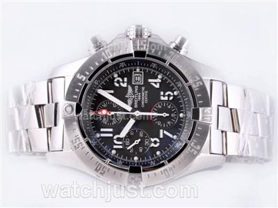 Breitling Skyland Avenger Chrono Swiss Valjoux 7750 Movement with Gray Dial-AR Coating