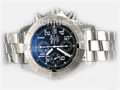 Breitling Skyland Avenger Chronograph Swiss Valjoux 7750 Movement with Black Dial-New Version