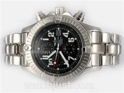 Breitling Skyland Avenger V2 Automatic Black-Same Chassis As 7750-High Quality