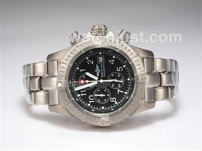 Breitling Skyland Avenger Working Chronograph Full Titanium with Black Dial