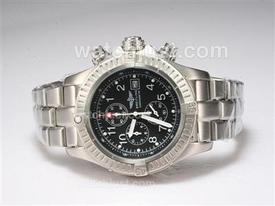 Breitling Skyland Avenger Working Chronograph with Black Dial