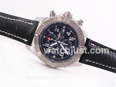 Breitling Skyland Avenger Working Chronograph with Blue Dial