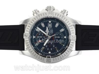 Breitling Super Avenger Chronograph Swiss Valjoux 7750 Movement with Black Dial-49mm Version