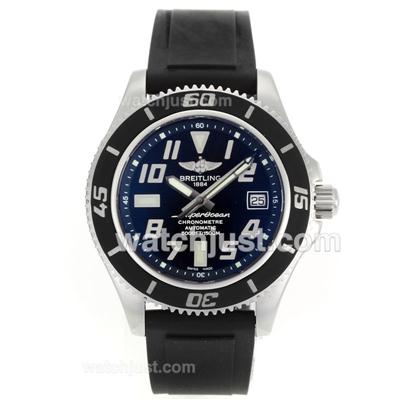 Breitling Super Ocean Steelfish Swiss ETA 2824 Movement with Black Dial-Black Inner Bezel