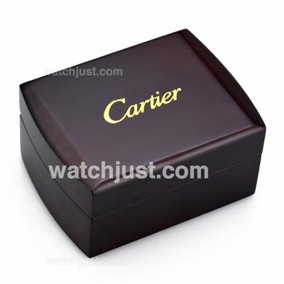Cartier Ballon bleu de Cartier Blue Dial with Blue Leather Strap-Oversized Version(Gift Box is Included)