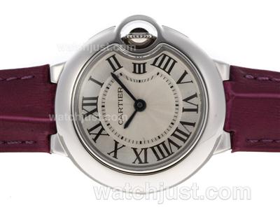 Cartier Ballon bleu de Cartier Swiss ETA Movement with Gray Dial-Lady Size