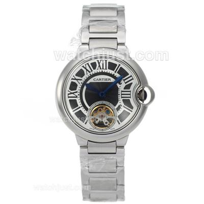 Cartier Ballon Bleu de Cartier Tourbillon Automatic with Black Dial S/S