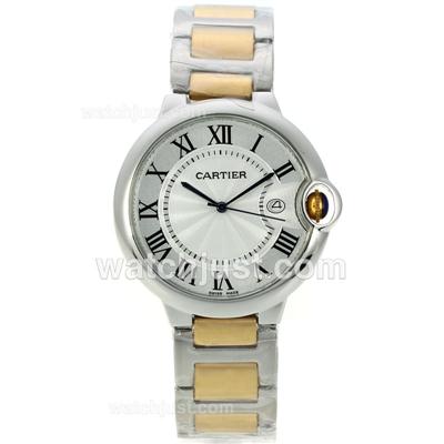 Cartier Ballon bleu de Cartier Two Tone with White Dial-Sapphire Glass