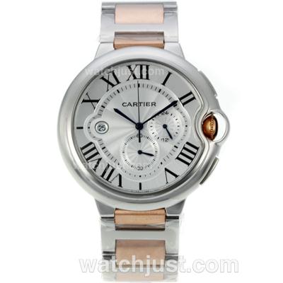 Cartier Ballon bleu de Cartier Two Tone with White Dial