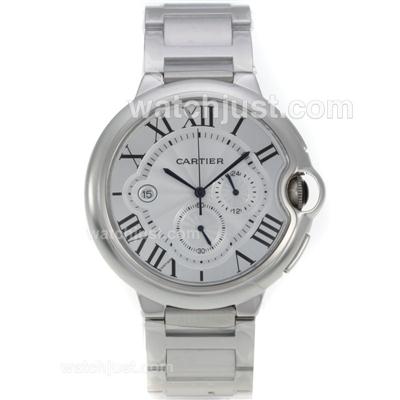 Cartier Ballon bleu de Cartier with White Dial S/S