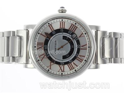 Cartier Rotonde de Cartier Automatic with Rose Gold Markers S/S