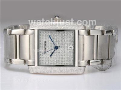 Cartier Tank Diamond Bezel With Dial Dial