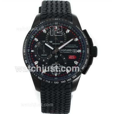 Chopard Gran Turismo XL Miglia Working Chronograph PVD Case with Black Dial-Lady Size