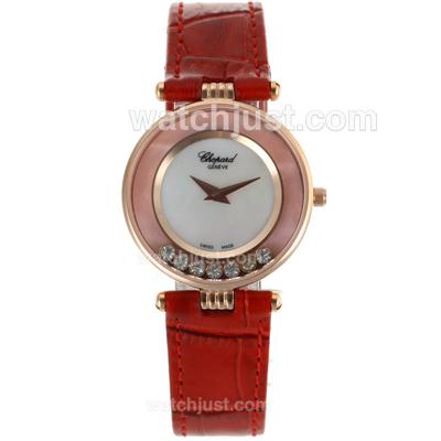 Chopard Happy Sport Rose Gold Case with MOP Dial-Sapphire Glass