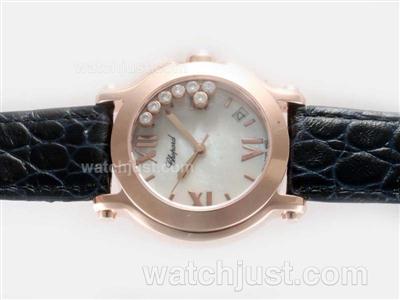 Chopard Happy Sport Swiss ETA Movement with Rose Gold Case MOP Dial-Lady Model