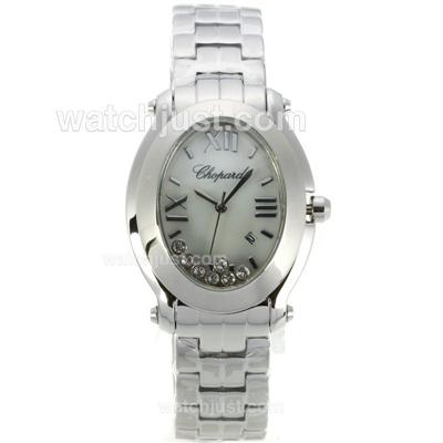 Chopard Happy Sport with White MOP Dial S/S-Lady Size