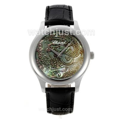 Chopard LUC XP Urushi Dragon with Black Leather Strap