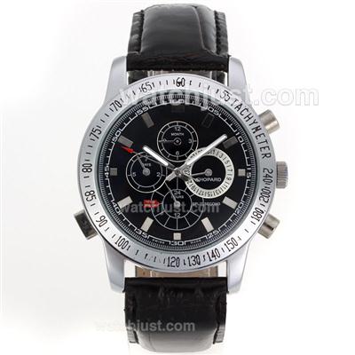 Chopard Mille Miglia Automatic with Black Dial-Leather Strap