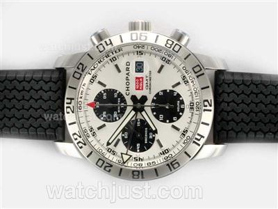 Chopard Mille Miglia Chrono GMT Swiss Valjoux 7750 Movement -Rubber Strap