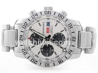 Chopard Mille Miglia Chrono GMT Swiss Valjoux 7750 Movement with White Dial S/S