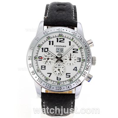 Chopard Mille Miglia Jacky Ickx Edition Automatic with White Dial-Leather Strap