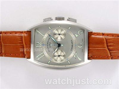 Franck Muller Casablanca Chronograph Lemania Movement with Gray Dial