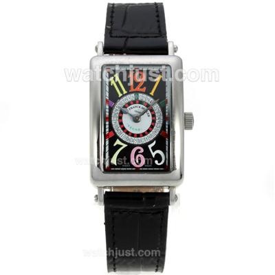 Franck Muller Casablanca Vegas with Black Dial-Lady Size