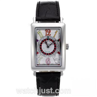 Franck Muller Casablanca Vegas with White Dial-Lady Size