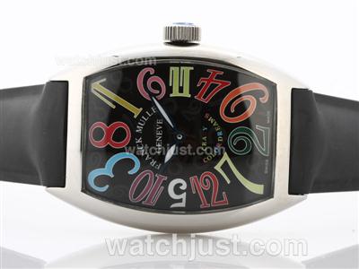 Frank Muller Crazy Color Dreams Automatic with Rubber Strap-Jumbo Version