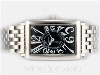 Franck Muller Long Island with Black Dial