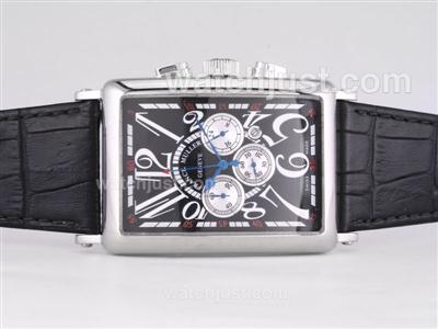 Franck Muller Long Island Working Chronograph with Black Dial