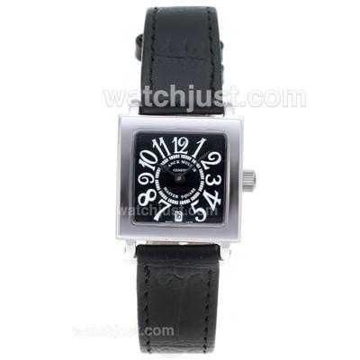 Franck Muller Master Square Number Markers with Black Dial-Lady Size
