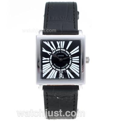 Franck Muller Master Square Roman Markers with Black Dial-Mid Size