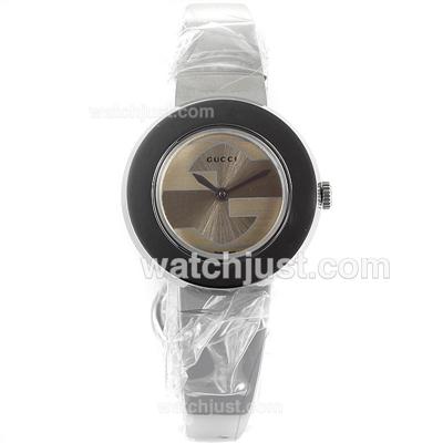 Gucci I-Gucci Collection with Coffee Dial-Sapphire Glass
