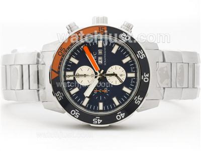 IWC Aquatimer Working Chronograph with Black/Orange Bezel S/S