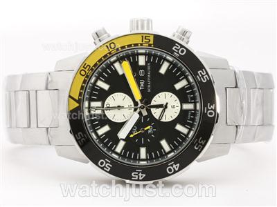 IWC Aquatimer Working Chronograph with Black/Yellow Bezel S/S